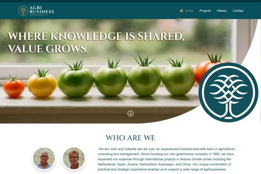Website van Agri Business Management gaat live