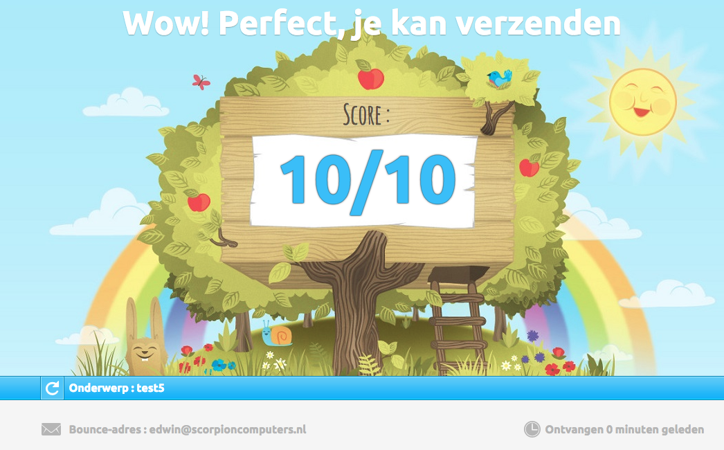 Perfect score voor veilige e-mail