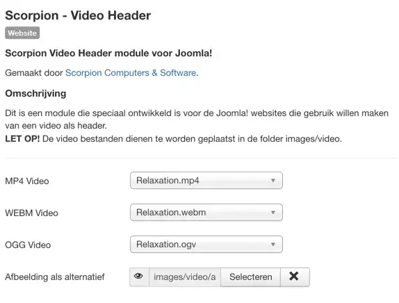Scorpion Video Header
