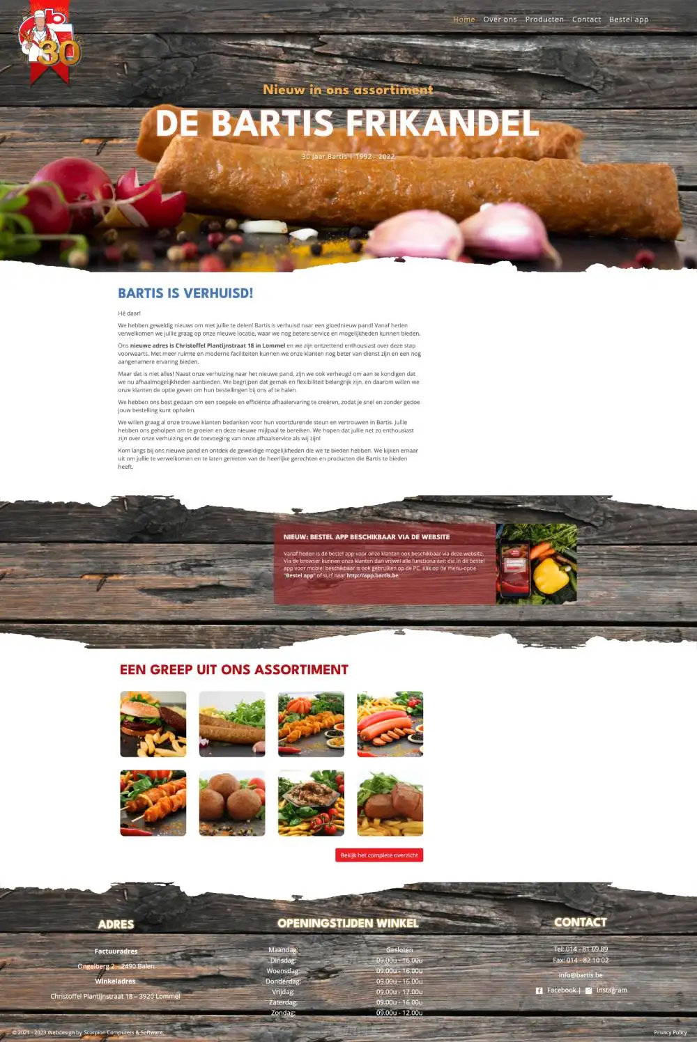 30 jaar Bartis, tijd voor iets nieuws