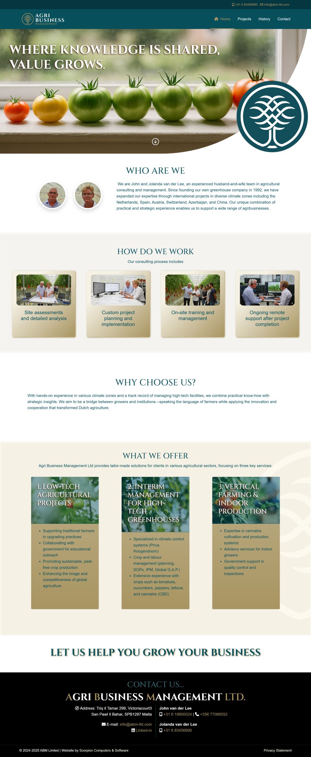 Website van Agri Business Management gaat live