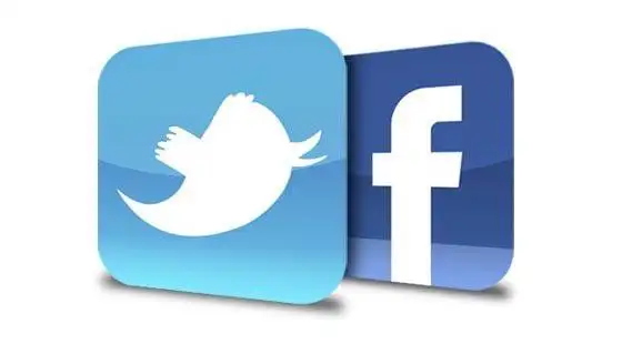 twitter facebook